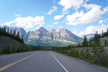 icefields parkway, parc national des glaciers, canada, ouest canadien, voyage, icefield road